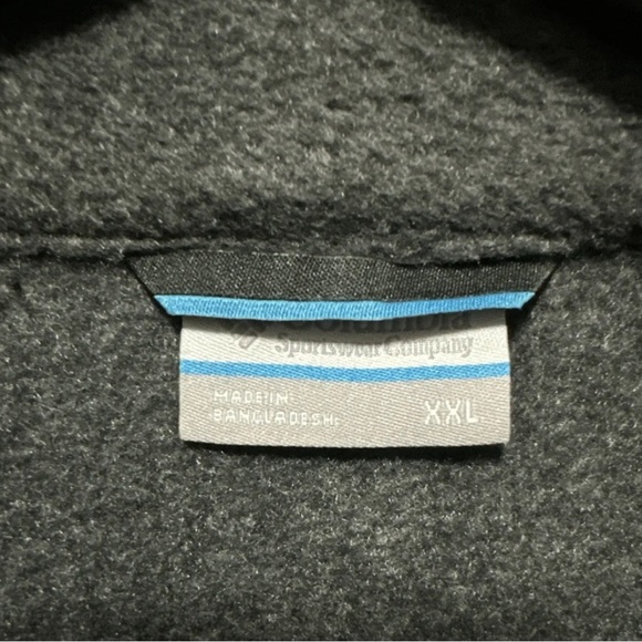 Columbia Men's Fleece Vest Steens Mountain Charcoal Grey Size 2XL XXL - Picture 3 of 4